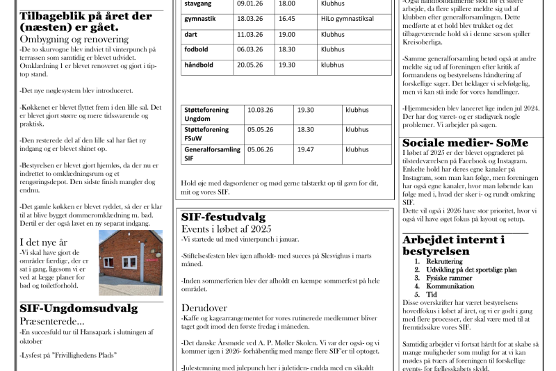📰 SIF-info udgave #10 – Årets tilbageblik & blik frem mod 2026